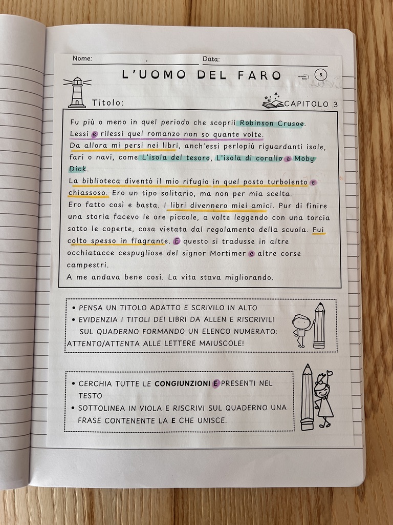 Lettura e analisi brano