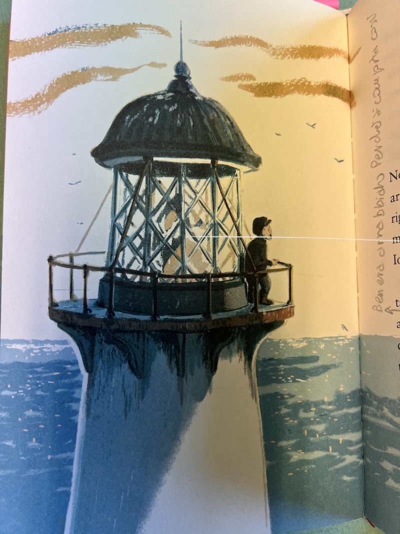 BEN OSSERVA IL BATTELLO ANDAR VIA