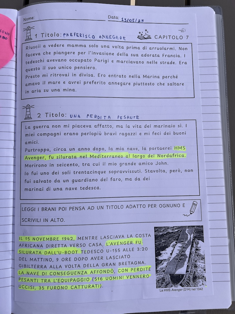 TESTI TRATTI DAL LIBRO