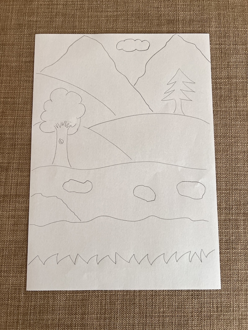 Inizio copertina del quaderno