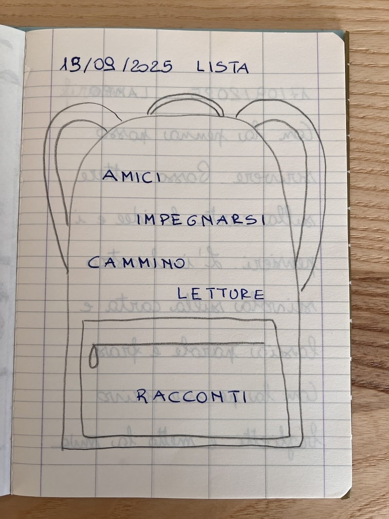 La mia prima pagina del taccuino dello scrittore
