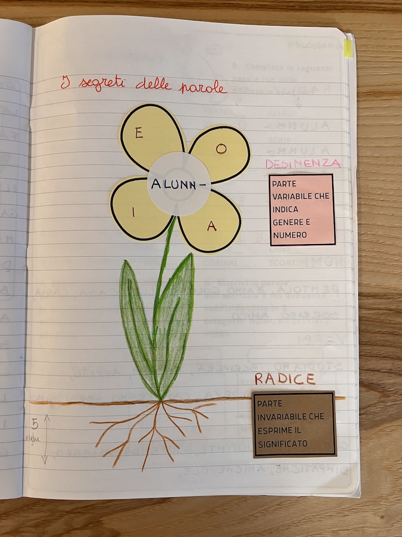 LA PROVA DEL LAVORO SUL MIO QUADERNO