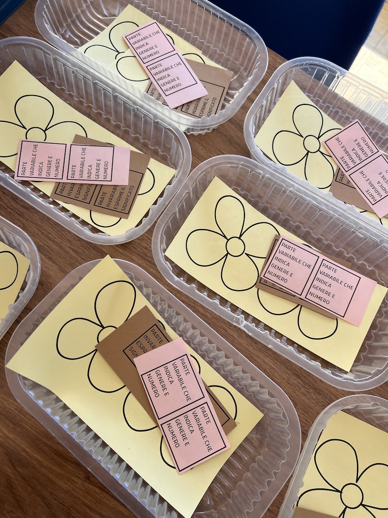 SCATOLETTE PRONTE CON I MATERIALI PER DUE BAMBINI