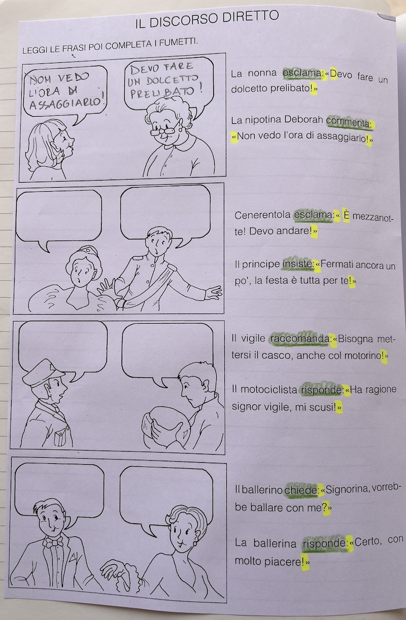 SCHEDA DIDATTICA SUL QUADERNO