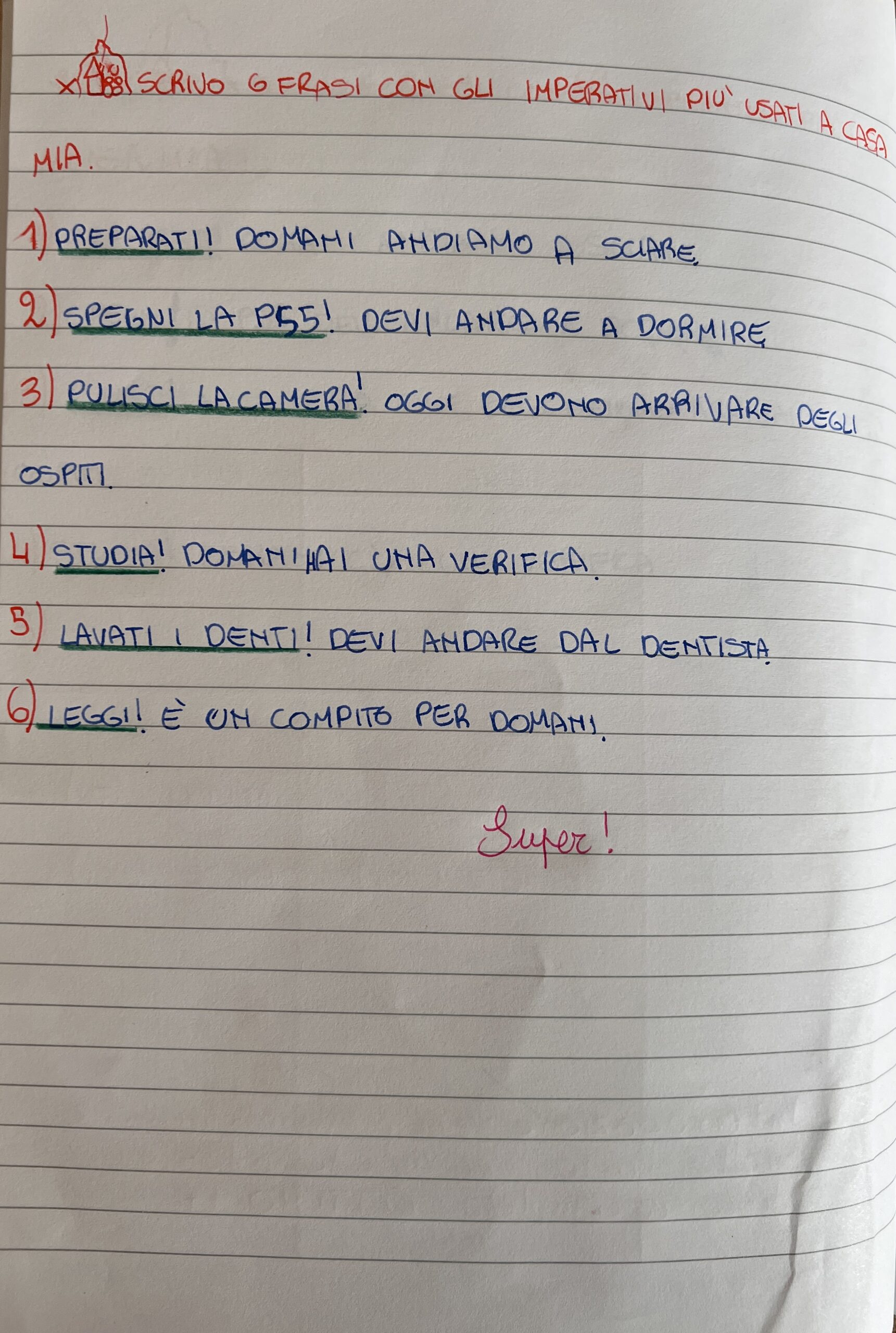 FRASI AL MODO IMPERATIVO frasi all'imperativo
