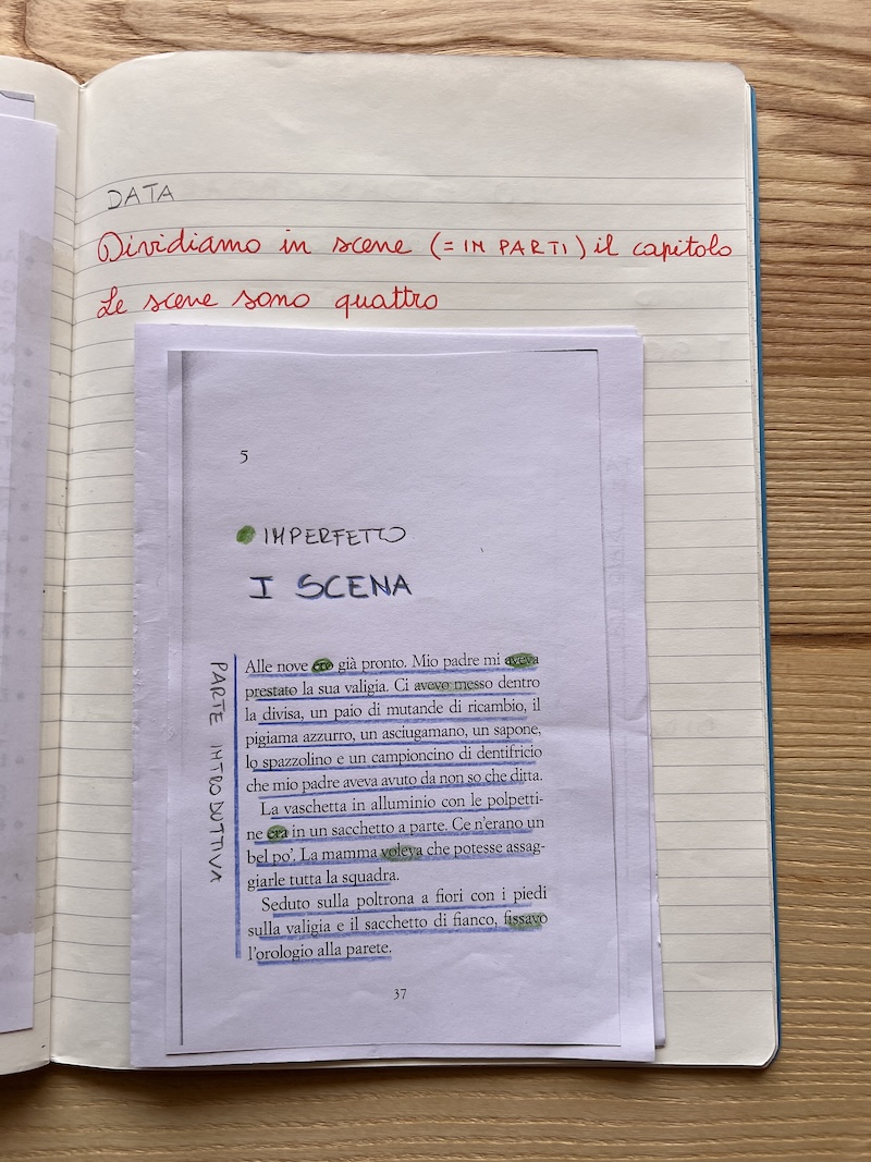 CAPITOLO FISSATO SUL QUADERNO