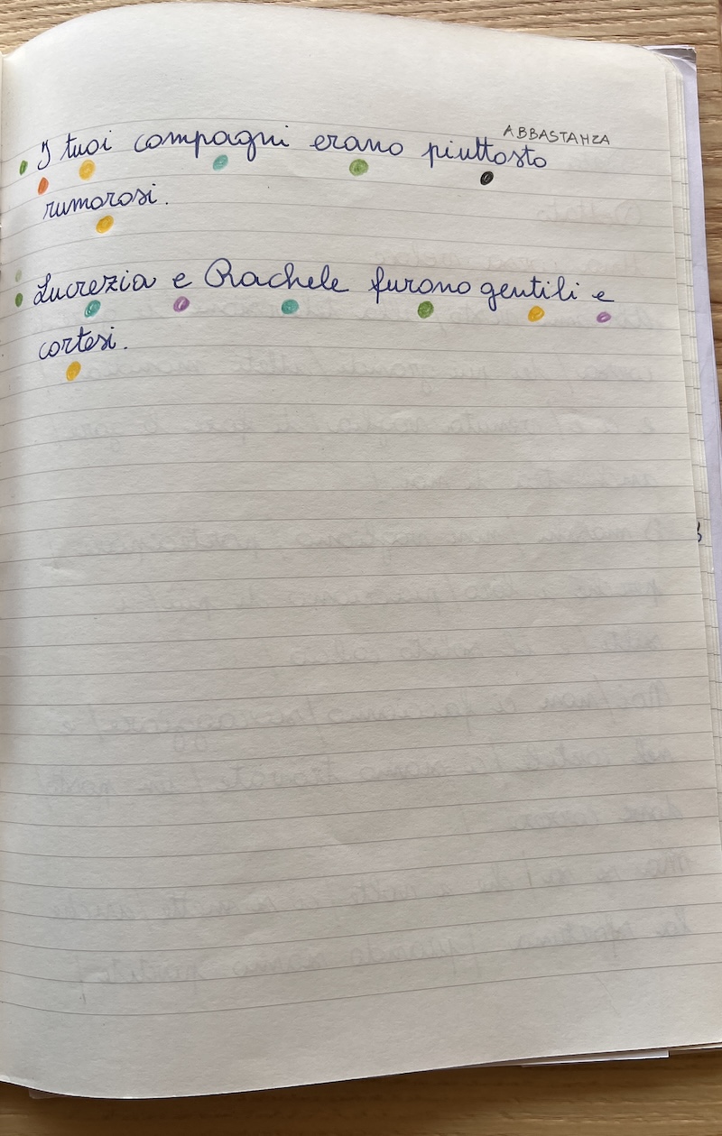 ANALISI GRAMMATICALE A PALLINI