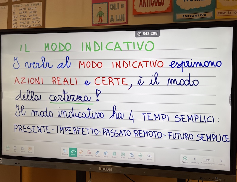 PROPOSTA SULLO SCHERMO DI CLASSE