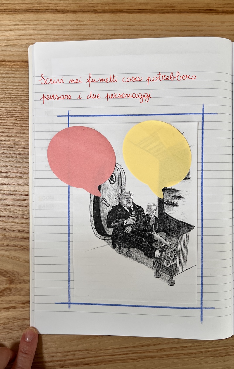 IL MIO QUADERNO DELLA PREPARAZIONE scrittura fumetti