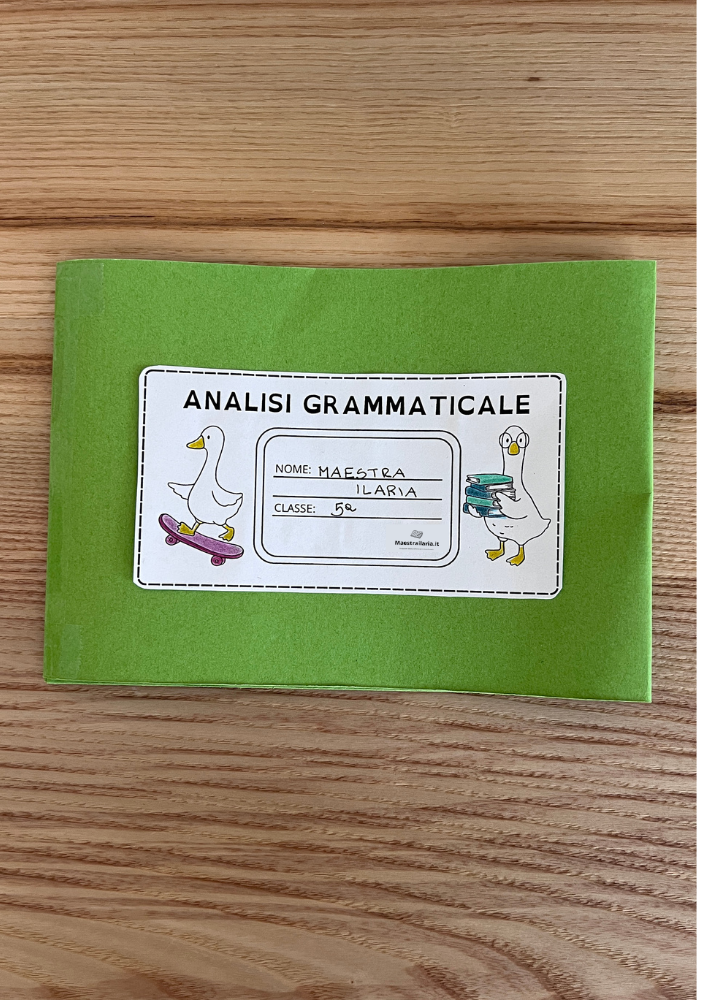 La mia striscia per l'analisi grammaticale
